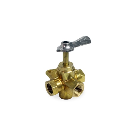 4-Way Fuel Cock Valve 1/4 Fpt